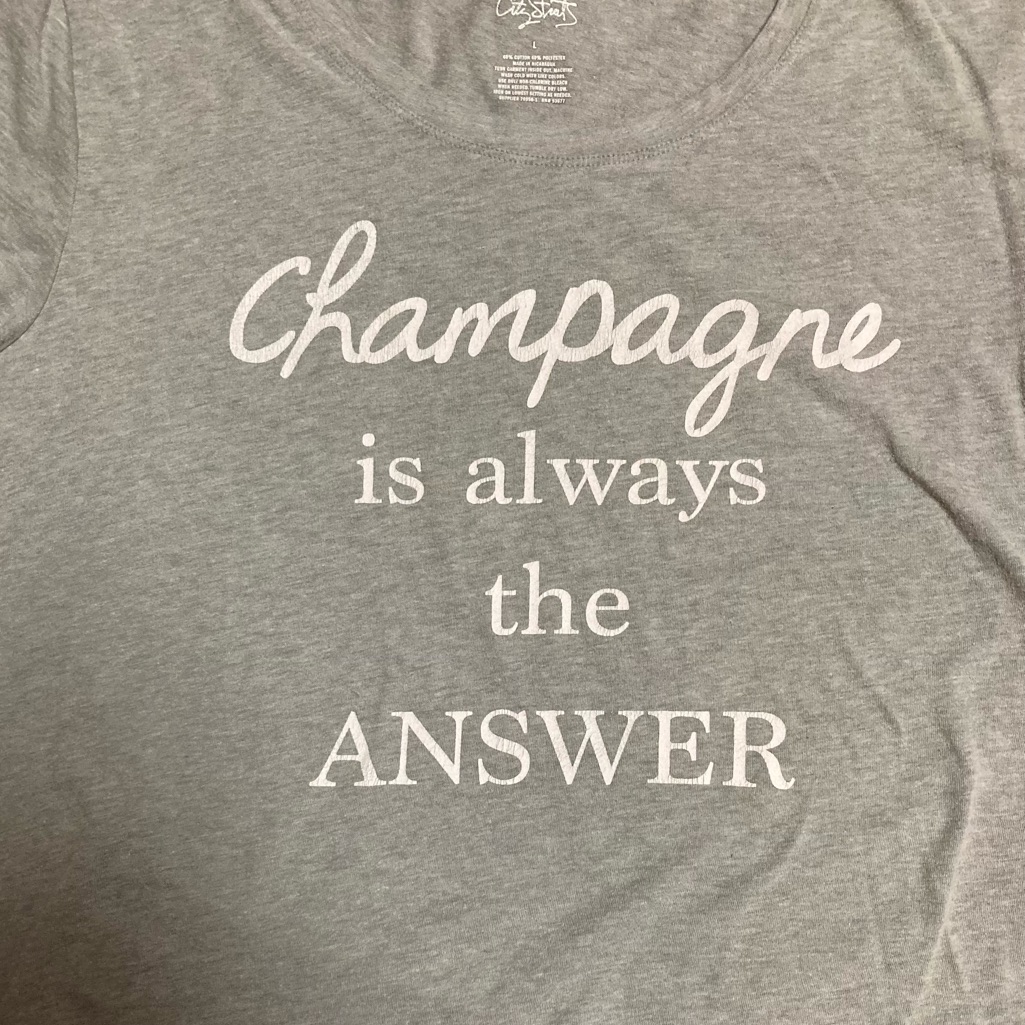 Champagne Is Always The Answer T-Shirt